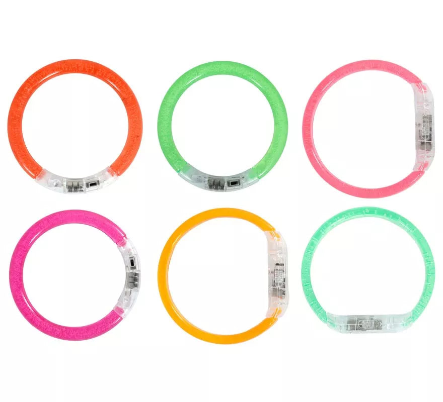 Translation missing: de.Pack de 4 Pulseras Led de 8 cm en colores surtidos
