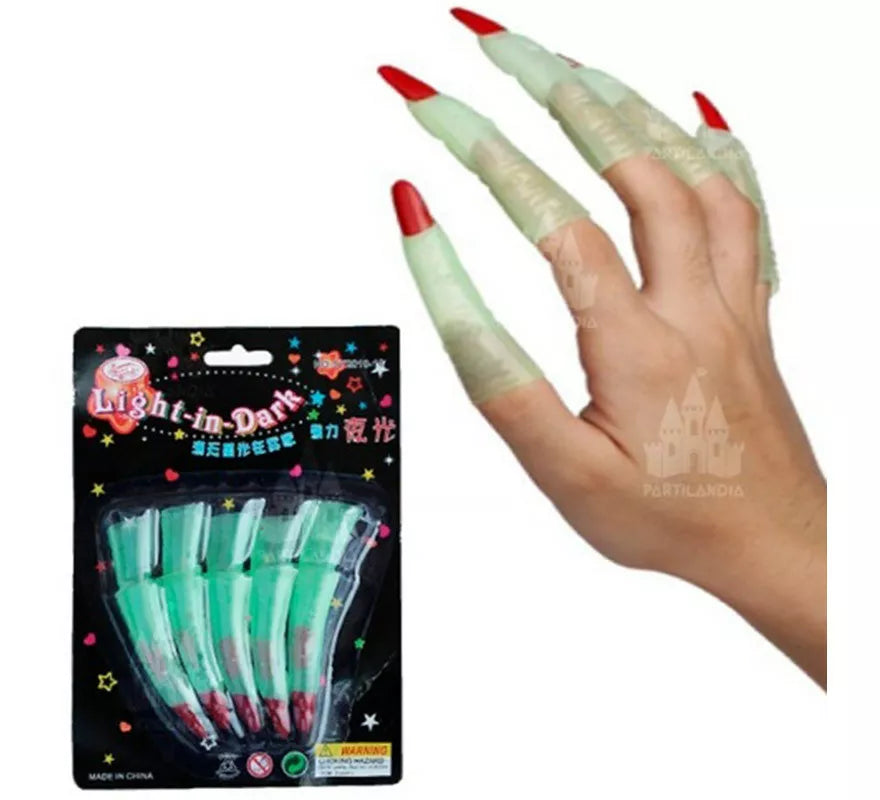 Translation missing: de.Pack de 5 Fundas de Uñas de Bruja Fluorescente
