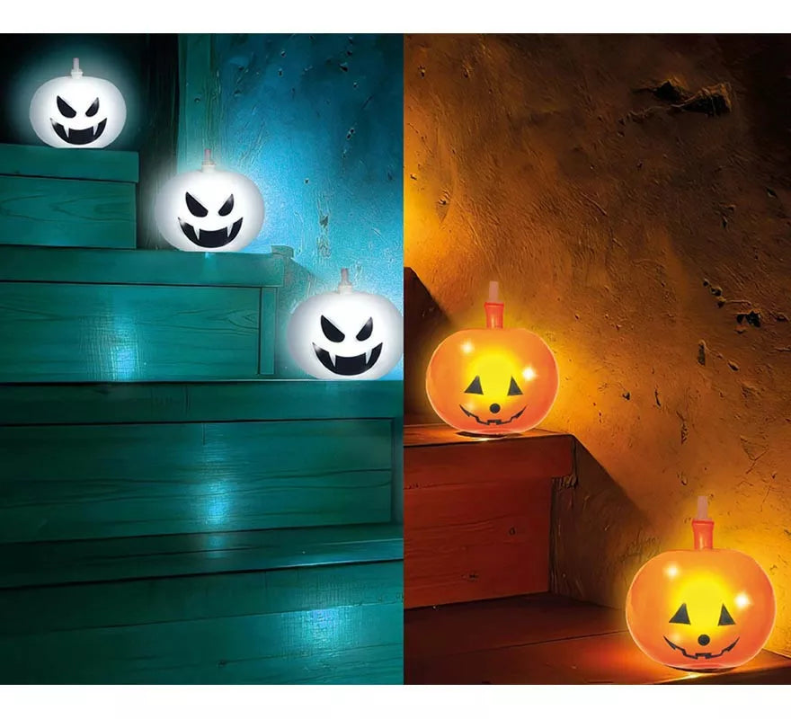 Translation missing: de.Pack de 5 Globos con Luz multicolor de Calabaza