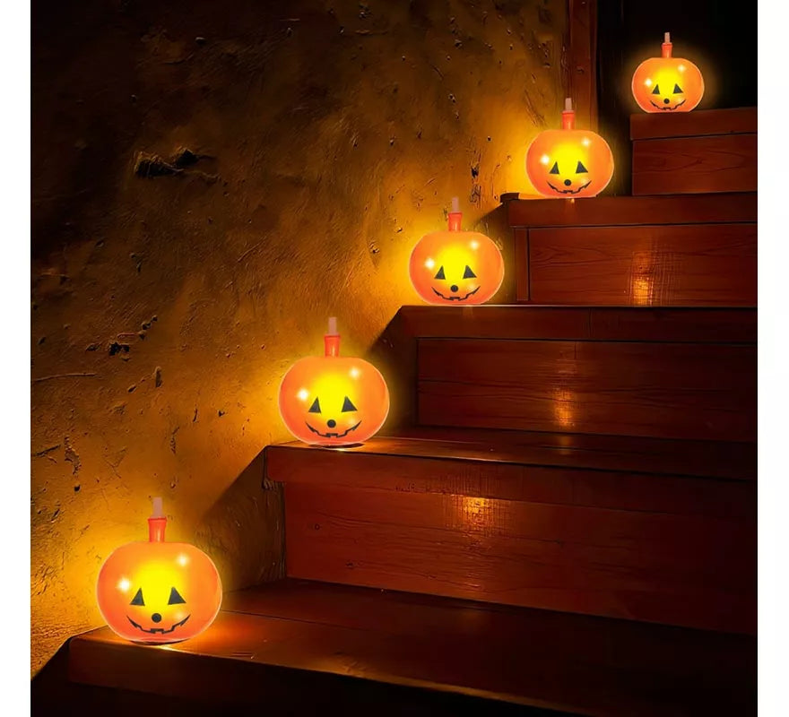 Translation missing: de.Pack de 5 Globos con Luz multicolor de Calabaza