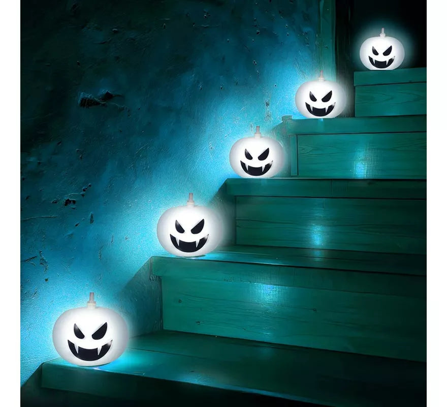 Translation missing: de.Pack de 5 Globos con Luz multicolor de Calabaza