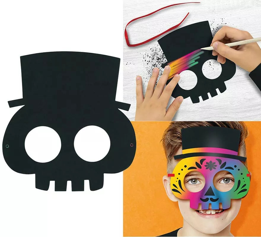 Translation missing: de.Pack de 6 Antifaces para Colorear 20 cm