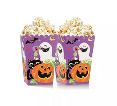 Packung mit 6 Popcorn-Boxen mit Halloween-Nacht-Aufdruck