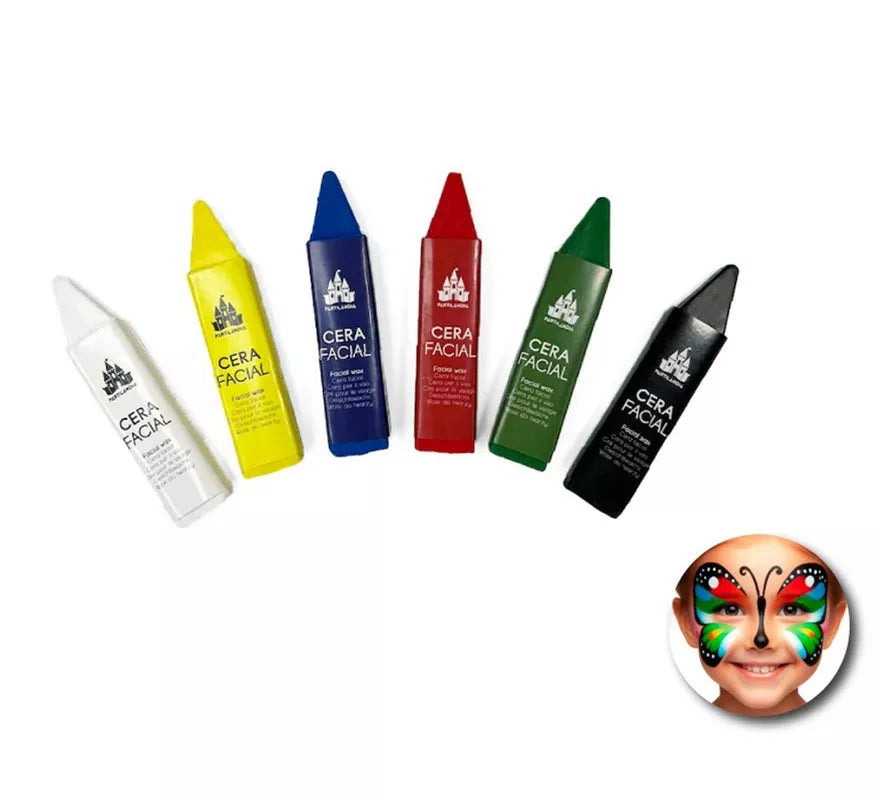 Translation missing: de.Pack de 6 Ceras Faciales Planas Fx