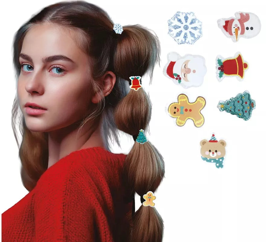 Translation missing: de.Pack de 6 gomas de Pelo Navideñas en modelos surtidos