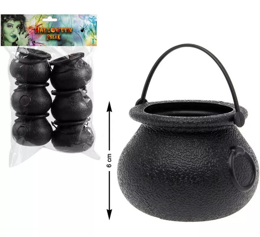 Translation missing: de.Pack de 6 Ollas de Brujas de 6 cm
