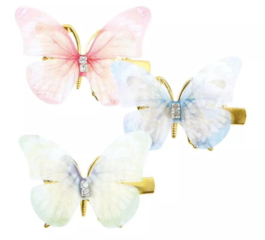 Translation missing: de.Pack de 6 Pinzas Mariposas de 5 cm en colores surtidos