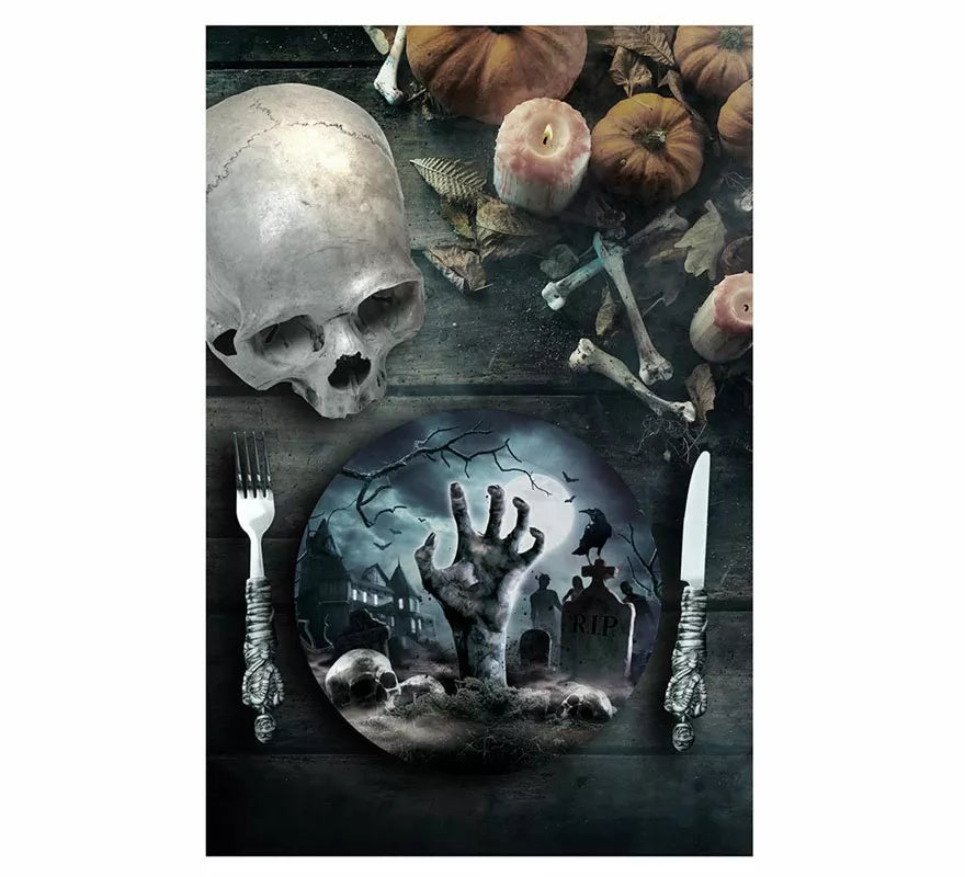 Pack de 6 Platos Cementerio de 23 cm