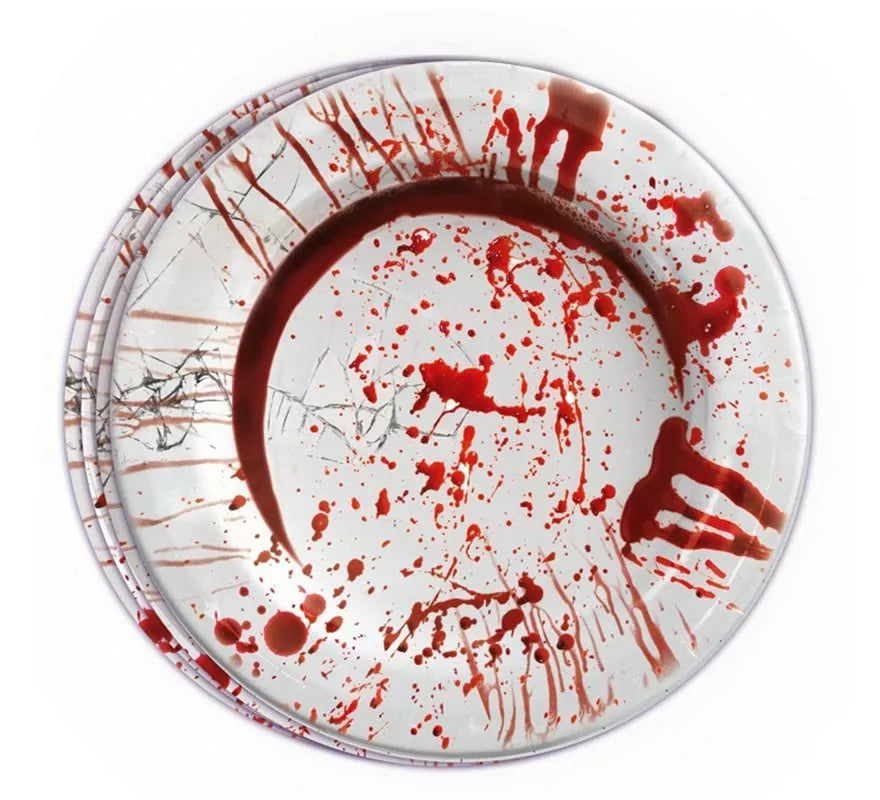 Translation missing: es.Pack de 6 Platos con Sangre 23 cm
