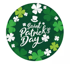 Packung mit 6 St. Patrick's Day-Tellern von 23 cm