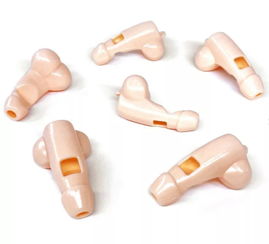 Translation missing: de.Pack de 6 Silbatos con forma de Pene