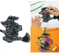 Pack de 6 Siluetas Halloween para para Colorear 14 cm