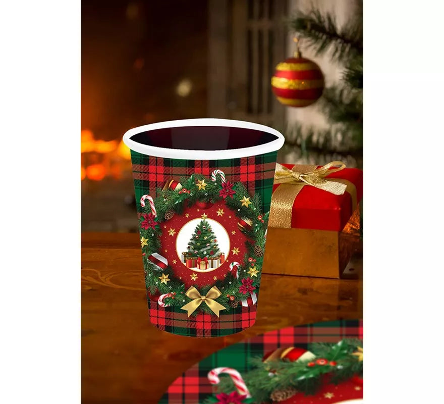 Translation missing: de.Pack de 6 Vasos Árbol de Navidad de 240 ml