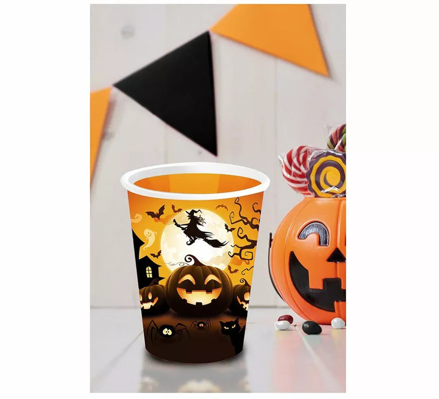 Translation missing: de.Pack de 6 Vasos Calabaza 240 ml (9 cm)
