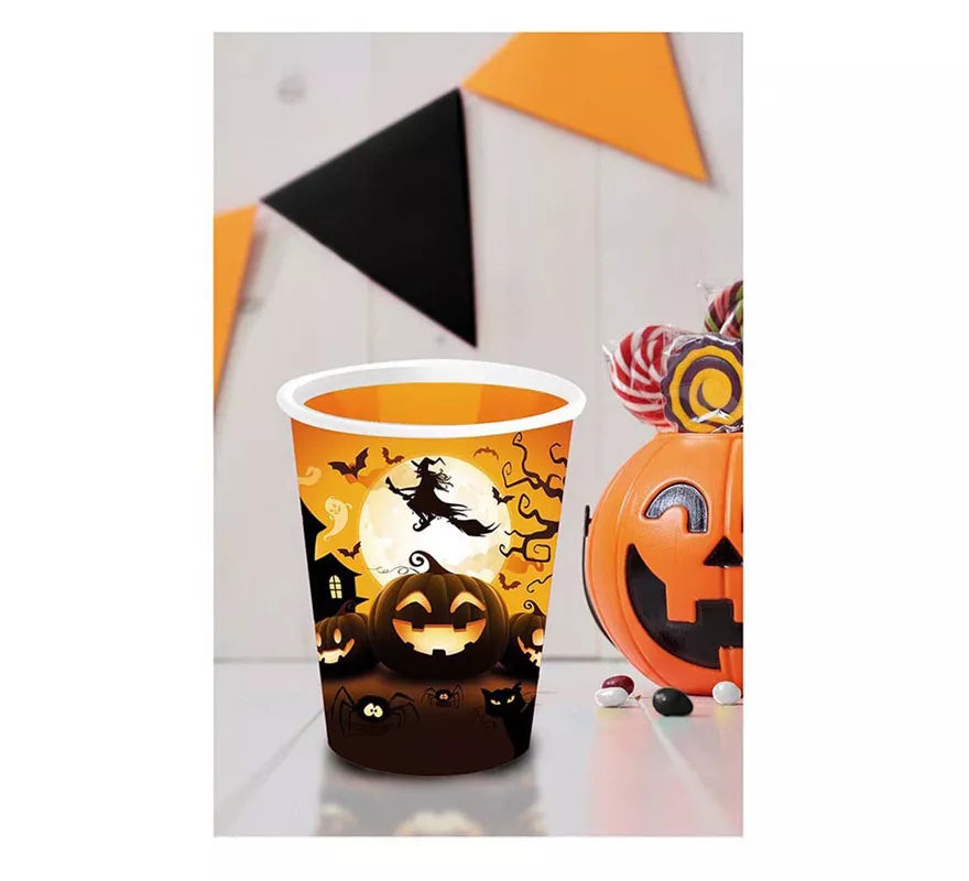 Pack de 6 Vasos Calabaza de 355 ml (11 cm)
