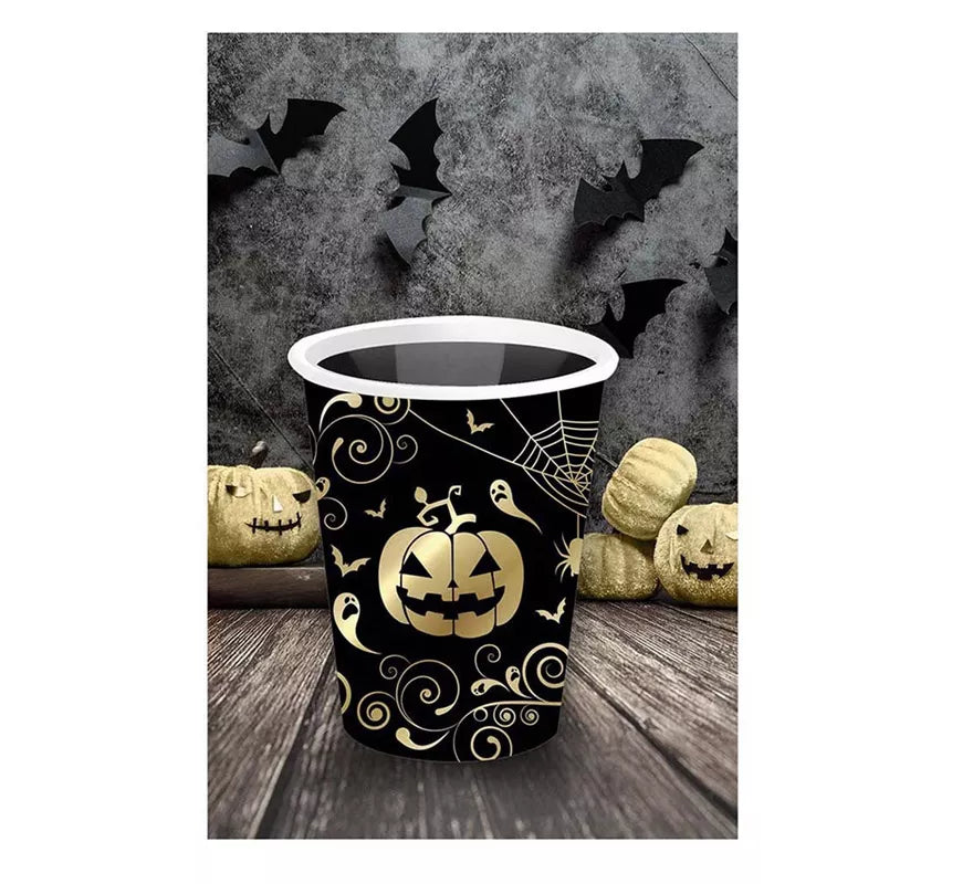 Translation missing: de.Pack de 6 Vasos Calabaza Oro de 240 ml (9 cm)