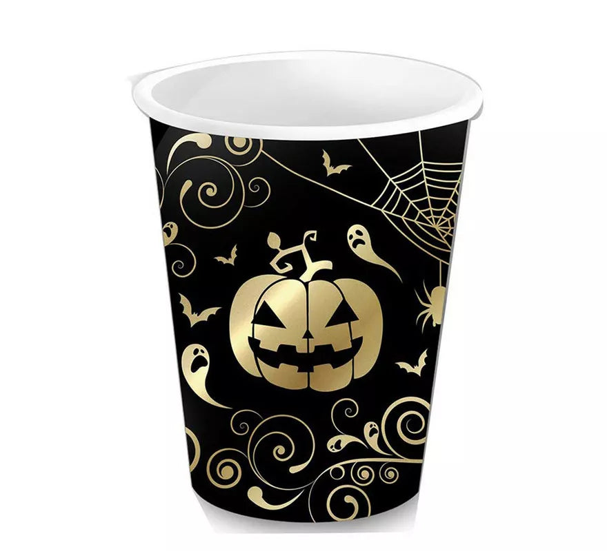 Translation missing: de.Pack de 6 Vasos Calabaza Oro de 240 ml (9 cm)