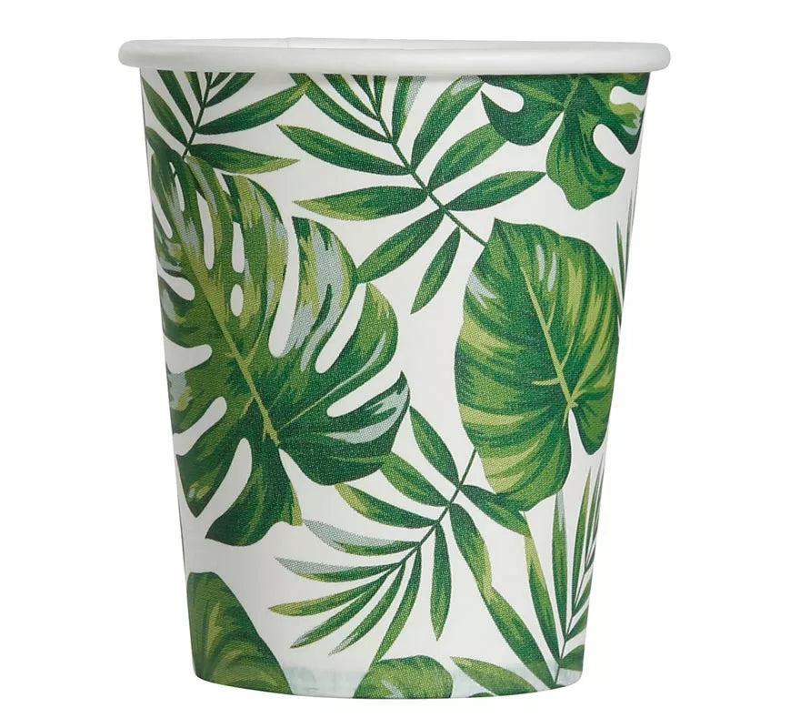 Translation missing: de.Pack de 6 Vasos con estampado de hojas