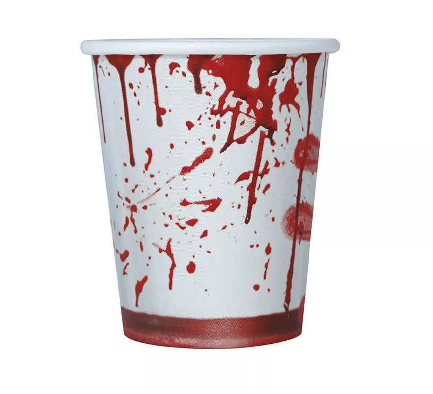 Translation missing: de.Pack de 6 Vasos con Sangre 10 cm