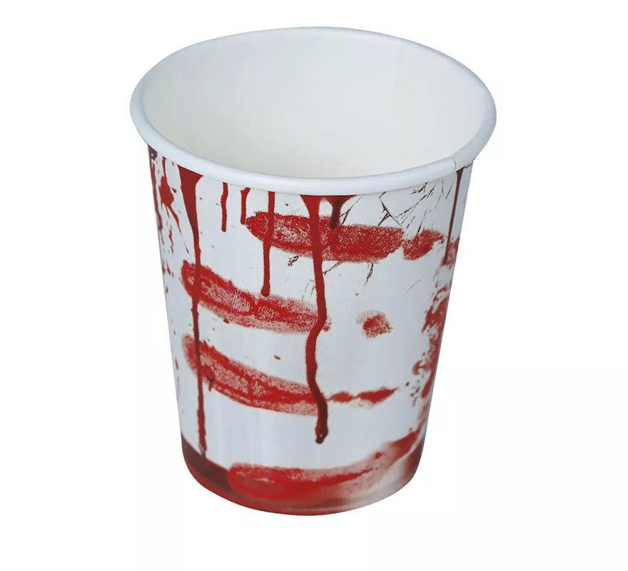 Translation missing: de.Pack de 6 Vasos con Sangre 10 cm