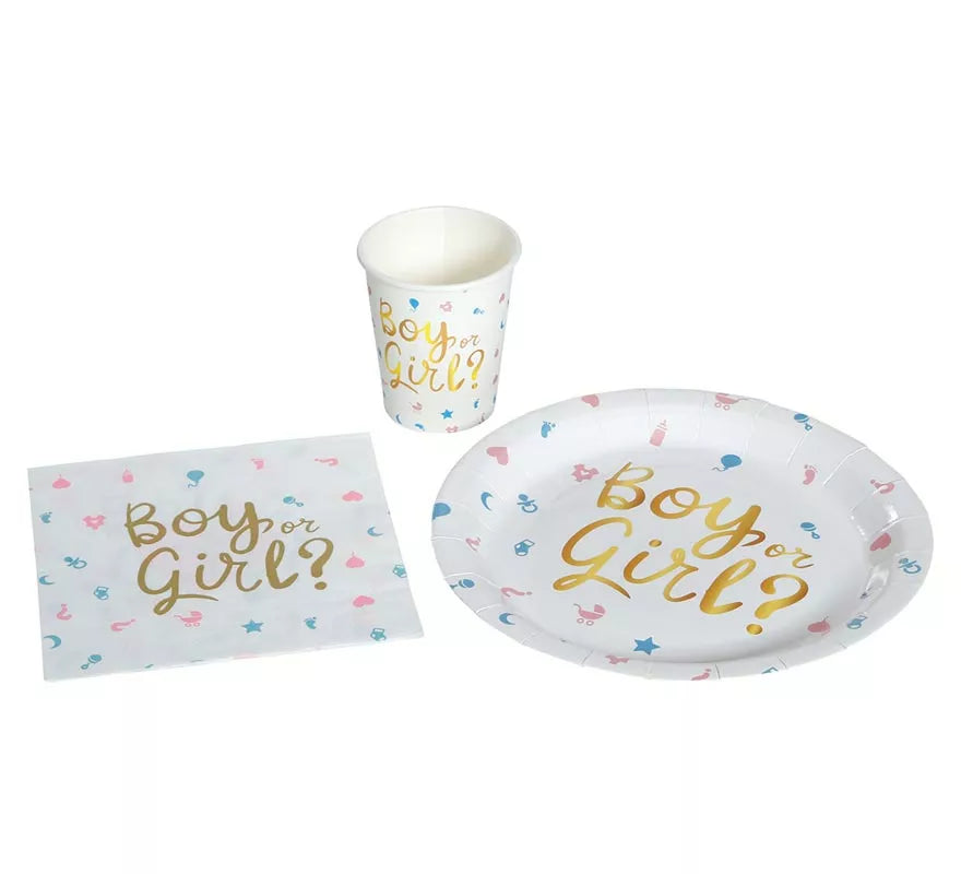Translation missing: de.Pack de 6 Vasos It's a Boy or it's a Girl
