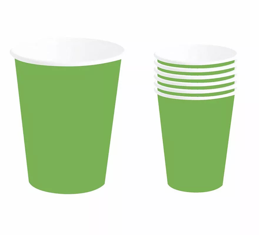 Translation missing: de.Pack de 6 Vasos Neón Verde de 240 ml (90 cm)
