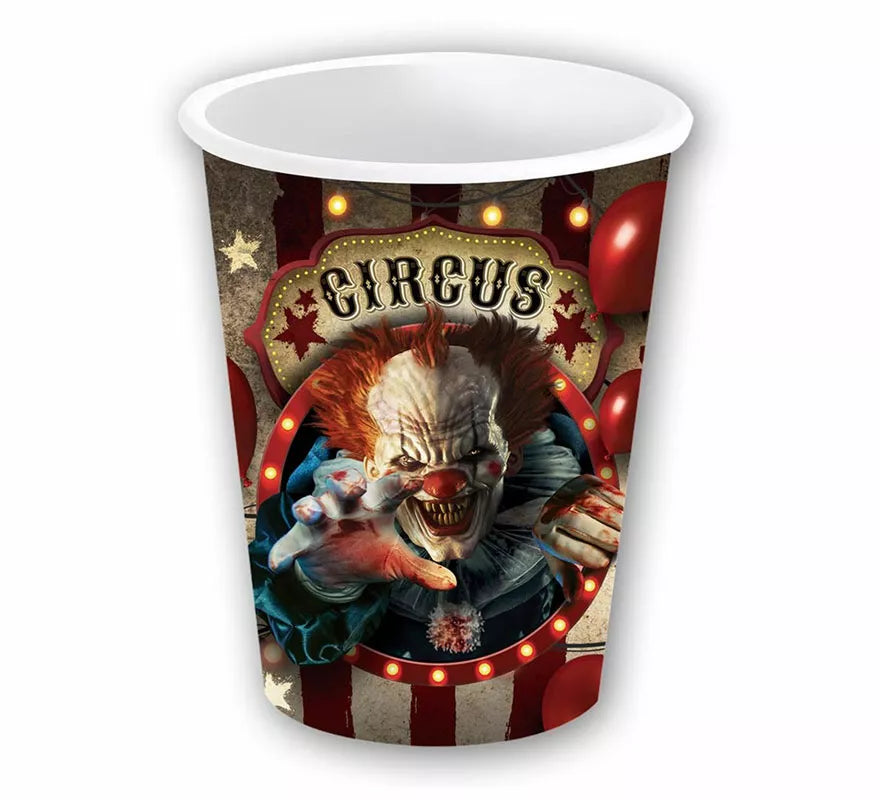 Translation missing: de.Pack de 6 Vasos Payaso de 240 ml (9 cm)