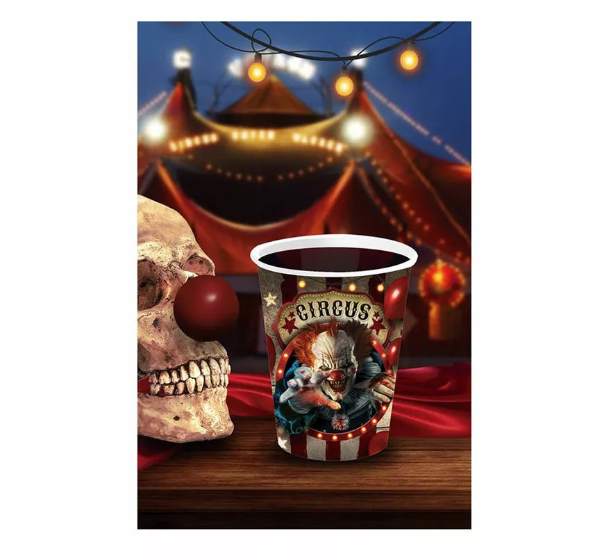 Translation missing: de.Pack de 6 Vasos Payaso de 240 ml (9 cm)