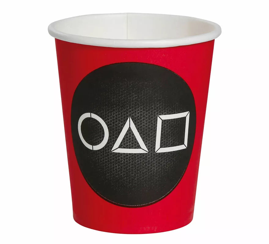 Pack de 6 Vasos The Gamer de 240 ml (9 cm)