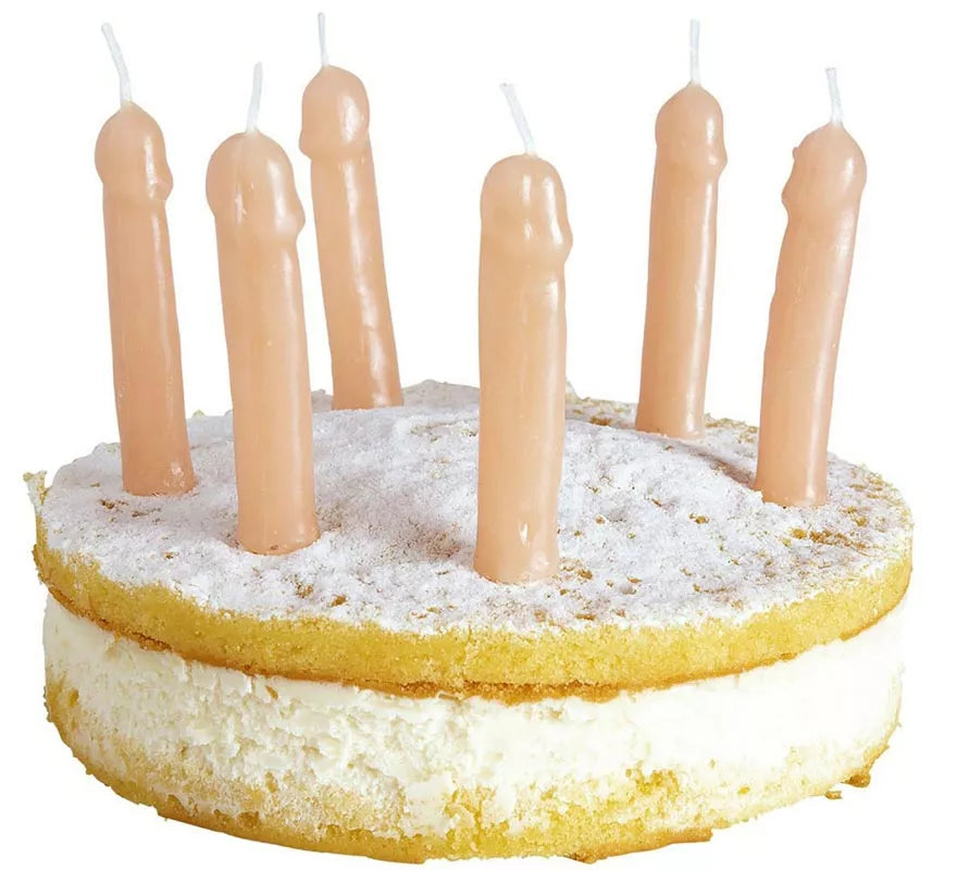 Translation missing: de.Pack de 6 Velas de cera con forma de Penes