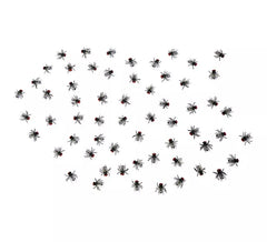 Packung mit 60 Fliegen von 1,5 x 1,5 cm