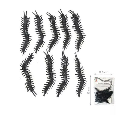 Pack de 8 Ciempiés negros