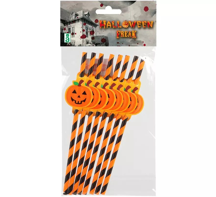 Translation missing: de.Pack de 8 Pajillas con Calabaza 25X13 cm