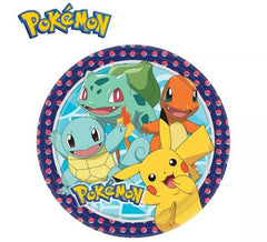 23 cm großen Pokémon- Papptellern