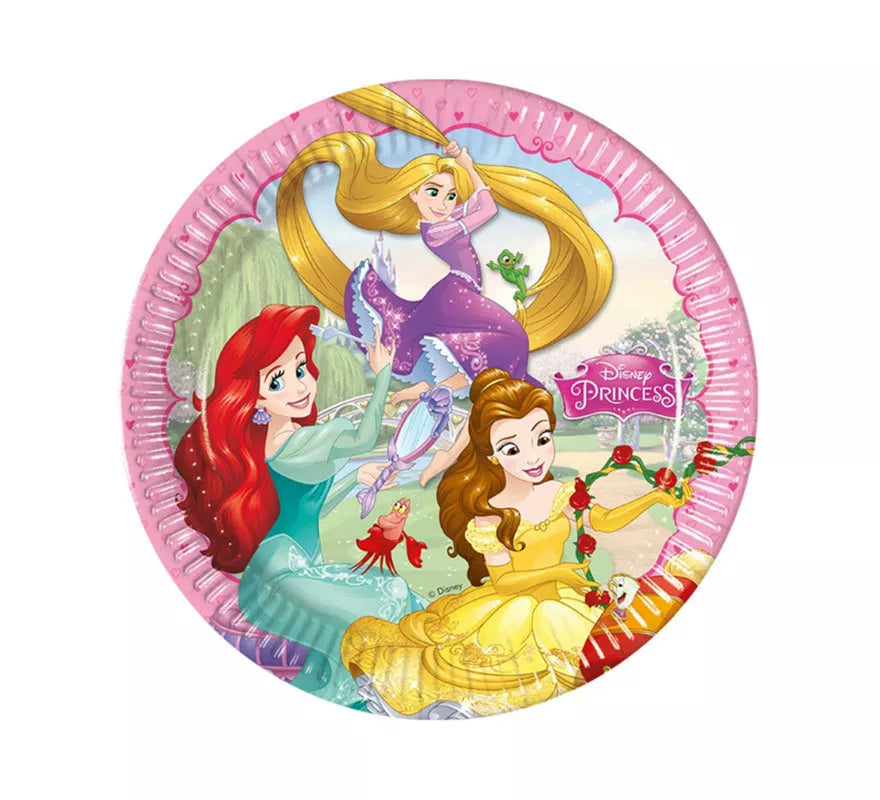 Translation missing: de.Pack de 8 Platos de Princesas Disney de Cartón de 23 cm