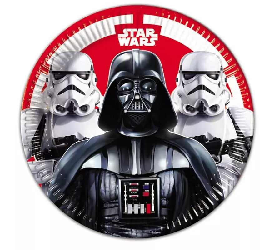 Translation missing: de.Pack de 8 Platos Star Wars Final Battle de 23 cm