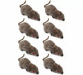 Pack de 8 Ratones grises de 5 cm
