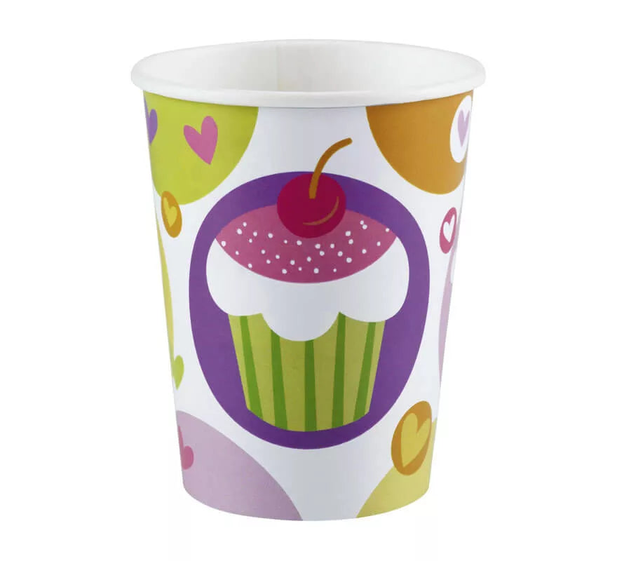 Translation missing: de.Pack de 8 Vasos de 266 ml. de Cupcake