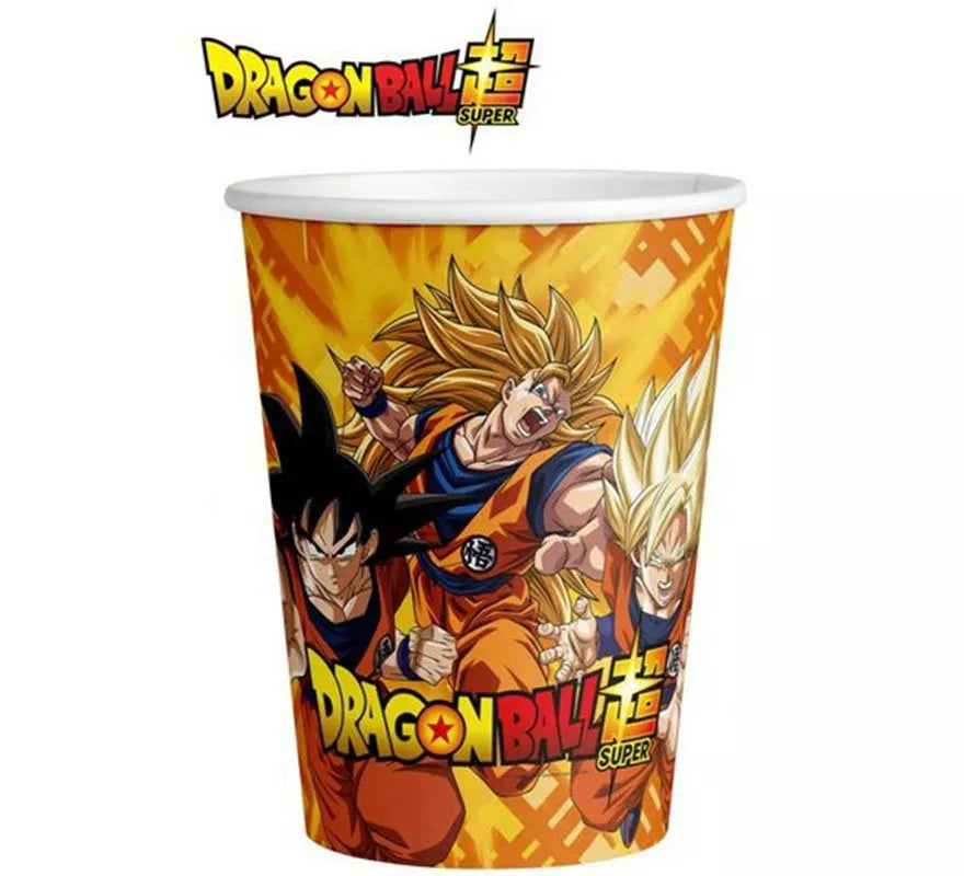 Translation missing: de.Pack de 8 Vasos de papel de Dragon Ball de 250 ml