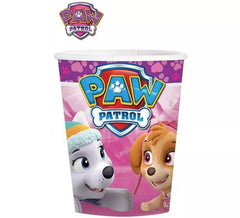 Packung mit 8 Paw Patrol Pappbechern à 250 ml