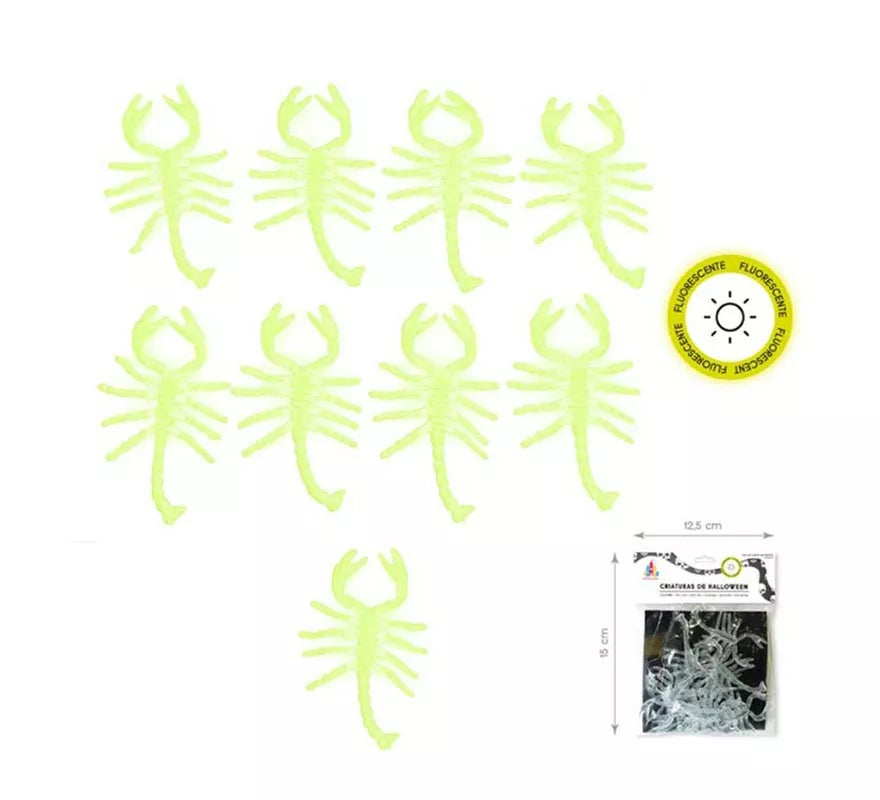 Translation missing: de.Pack de 9 Escorpiones fluorescentes