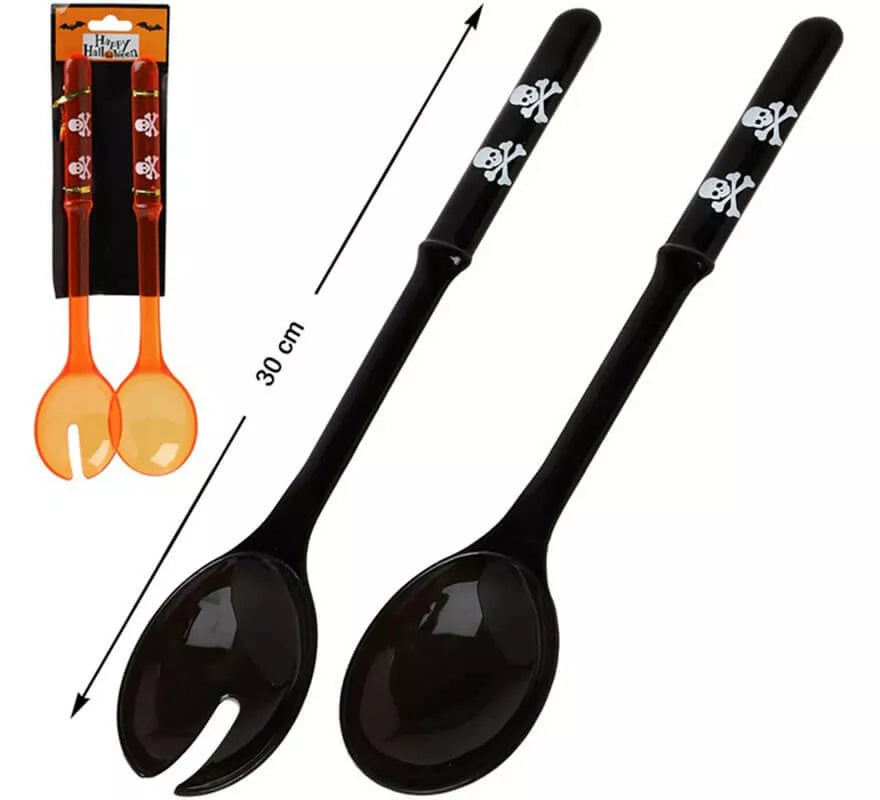Translation missing: de.Pack de Cuchara y Tenedor en 2 modelos surtidos 30 cm