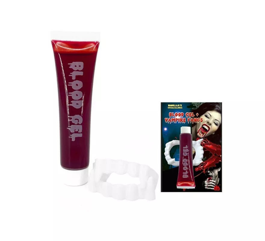 Translation missing: de.Pack de Dientes Vampiro con Sangre de 28 ml