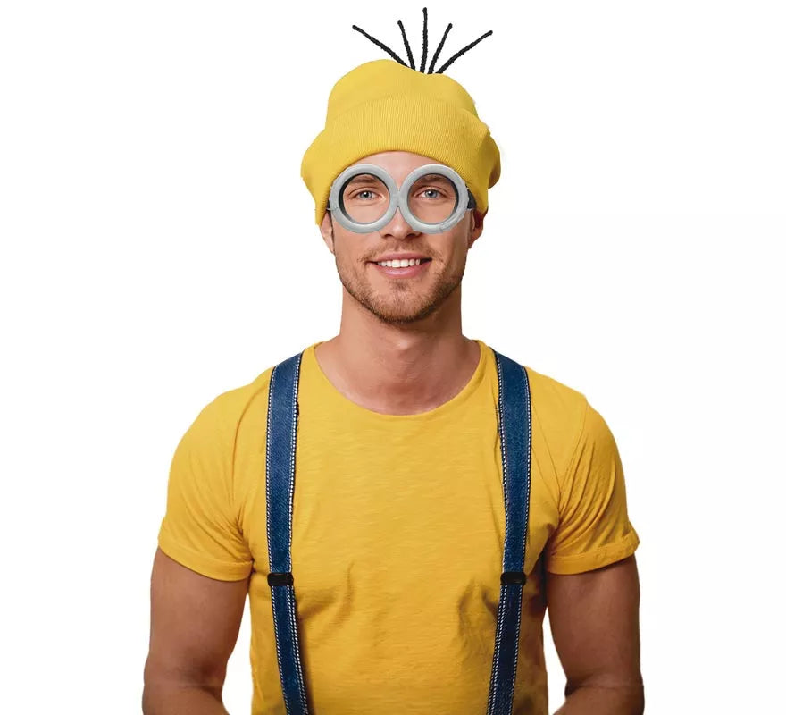 Translation missing: de.Pack de Gorro y Gafas de Ayudante de Villano para adultos