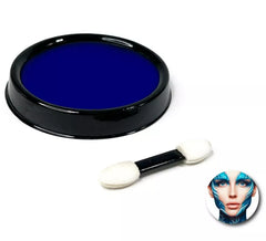 Dunkelblaues Make-up-Set auf Wasserbasis mit Pinsel