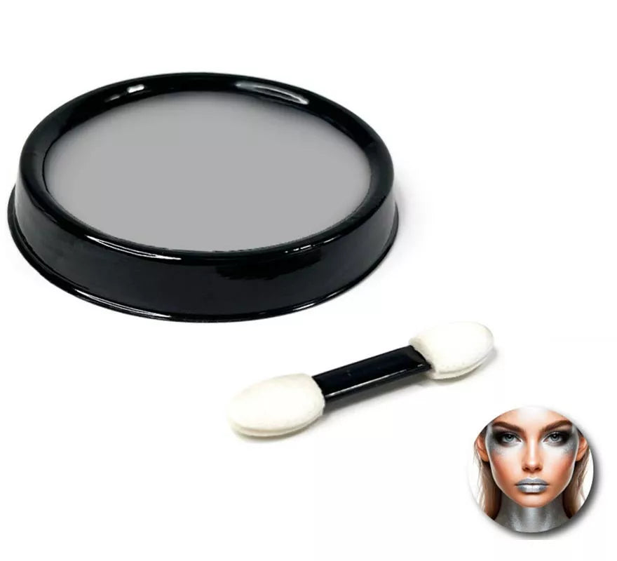 Translation missing: de.Pack de Maquillaje al agua plateado con brocha