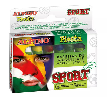 Pack de Maquillaje Sport 6 colores de 5 grs