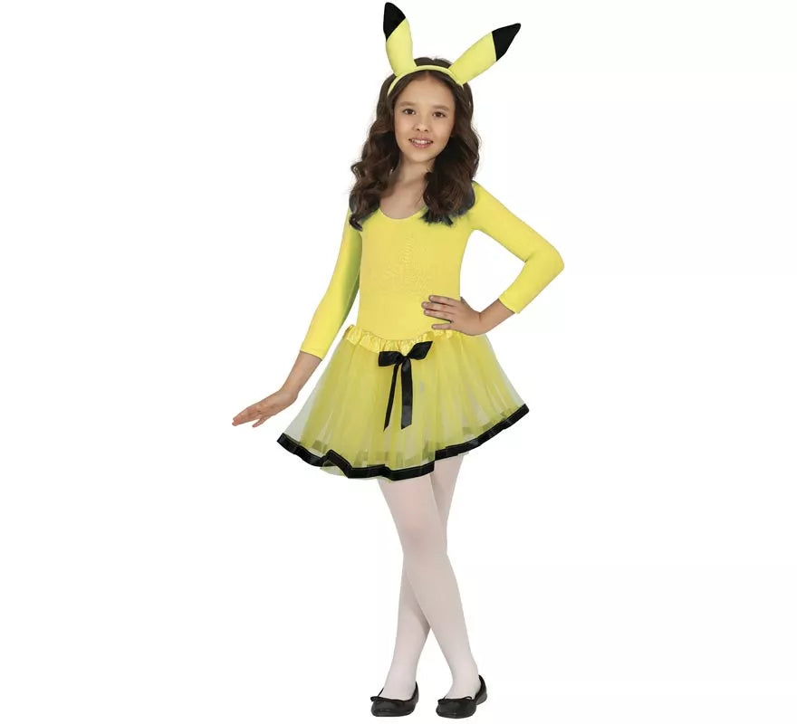 Translation missing: de.Pack Diadema y Tutú de Ratón Amarillo para niña