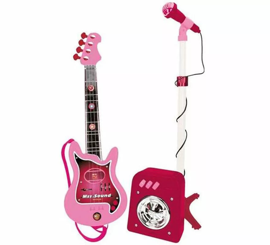 Translation missing: de.Pack Flash Micrófono, Bafle y Guitarra para niña
