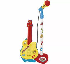 Lustiges Gitarren- und Mikrofon-Set Musik
